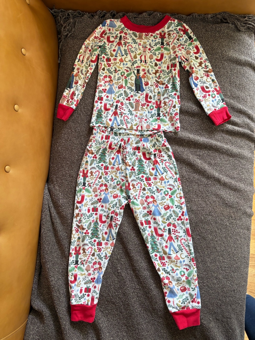 Rifle Paper x Pottery Barn Holiday Print Pajama Set